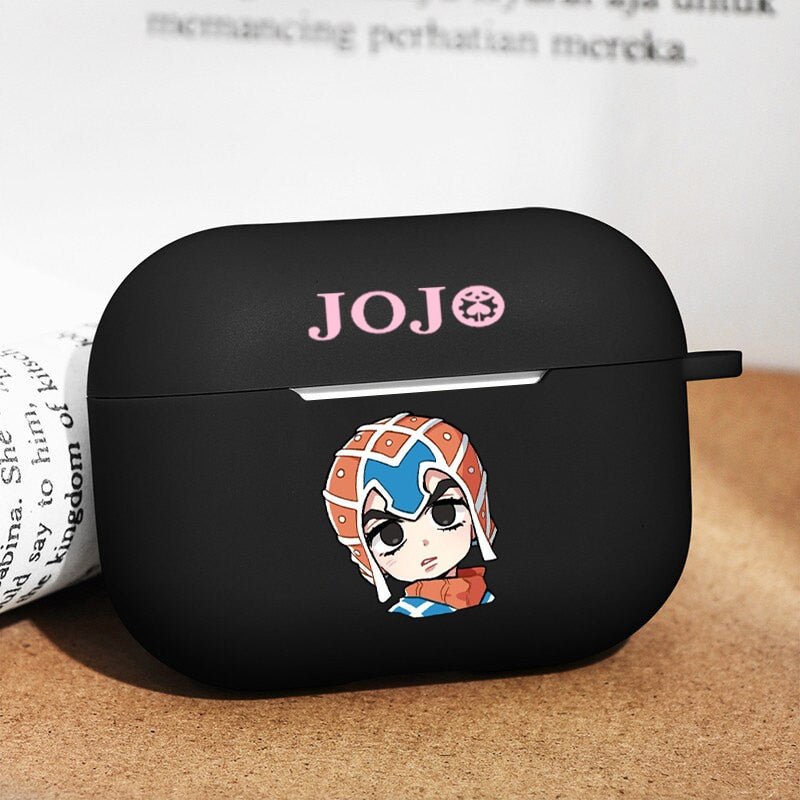 Japan  Anime for AirPod 1 2 Case Cute Cartoon Soft Silicone Cases for Apple Airpods Pro black cases Manga Earphone Cover JoJo - House Of Fandom