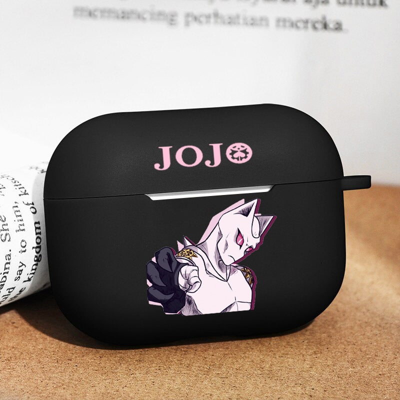 Japan  Anime for AirPod 1 2 Case Cute Cartoon Soft Silicone Cases for Apple Airpods Pro black cases Manga Earphone Cover JoJo - House Of Fandom