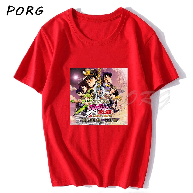 Printed T-shirt-3 Jojos Bizarre Adventure (Colors Available) - House Of Fandom