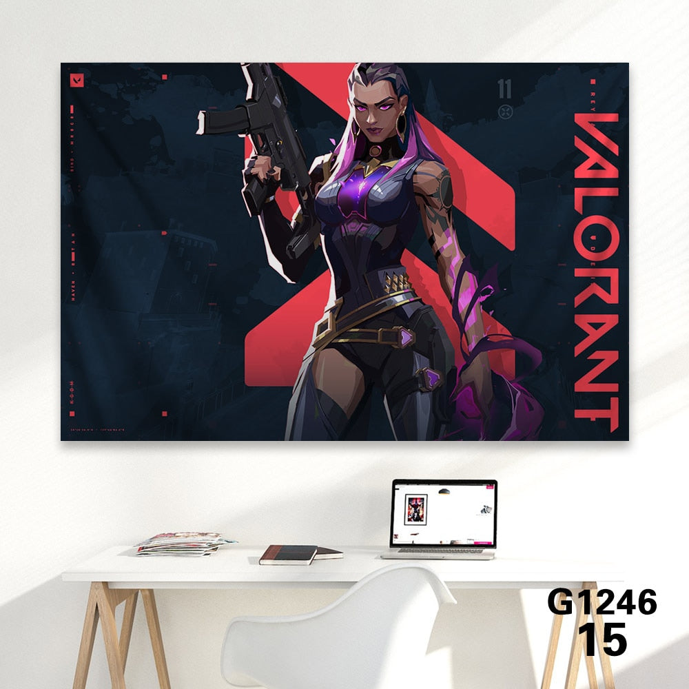 Posters Valorant Dark (Variants & Sizes Available)