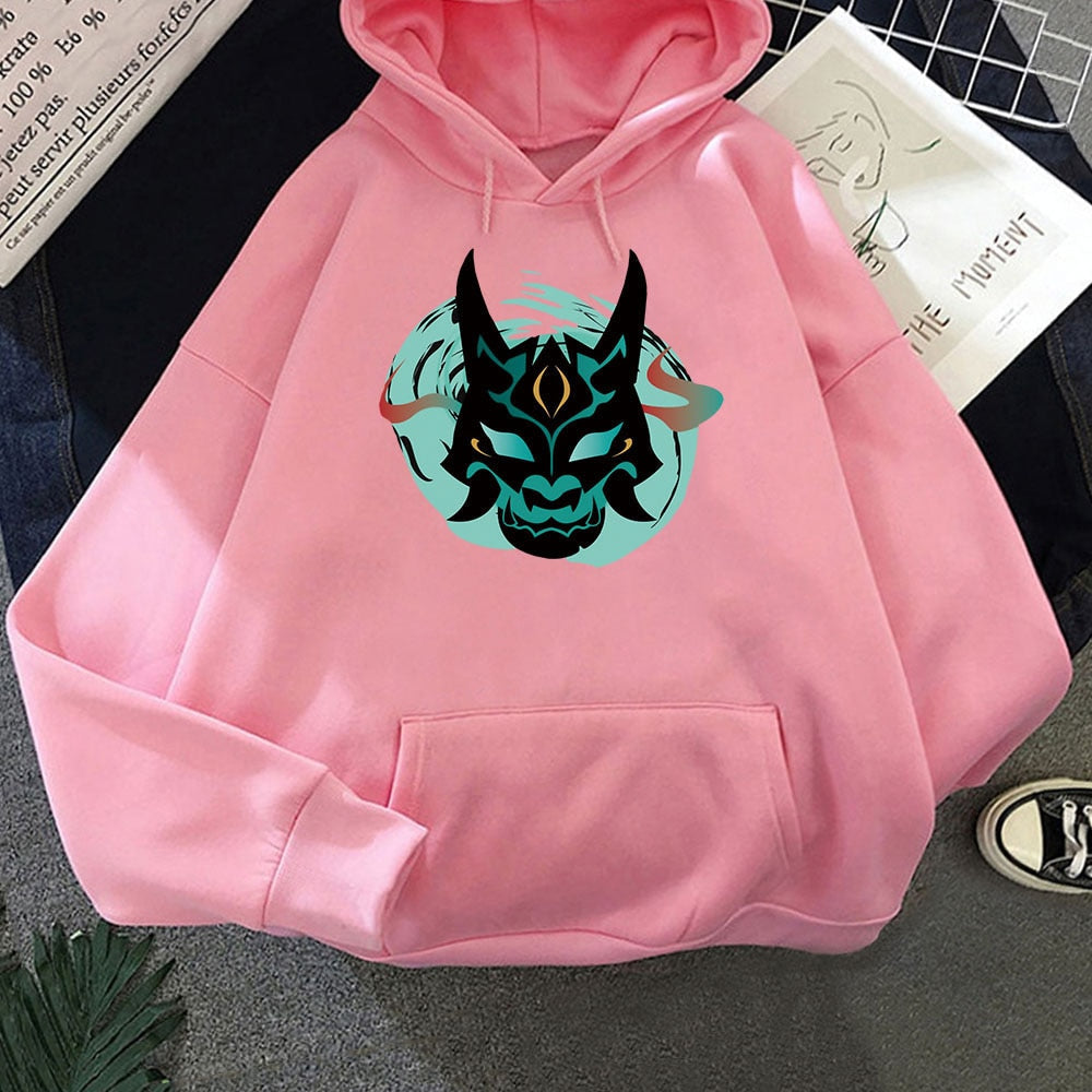 Xiao Mask Hoodie Genshin Impact (Colors Available) - House Of Fandom