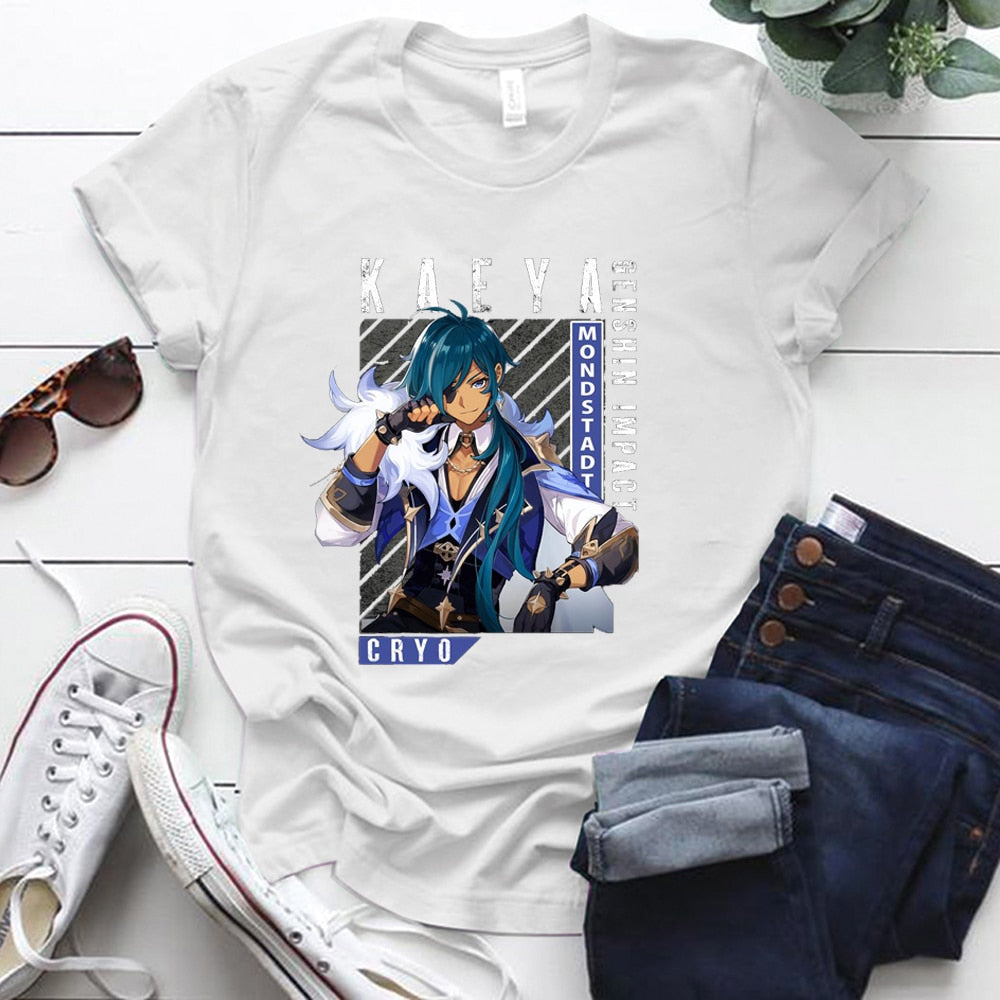 Kaeya Tee Genshin Impact (Colors Available) - House Of Fandom