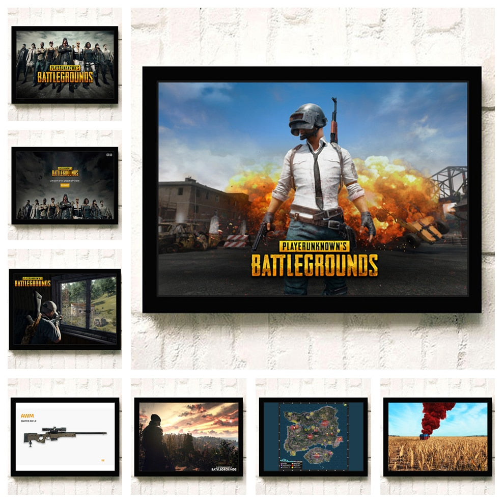 Canvas Painting Collection 3 PUBG