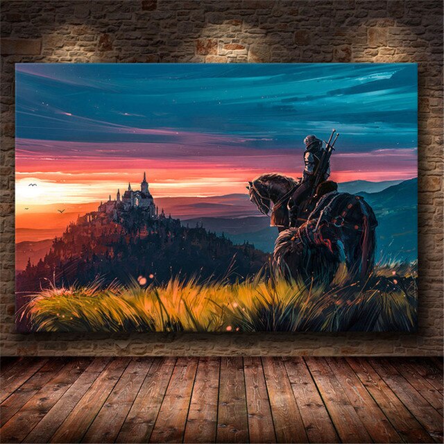 Canvas Painting Witcher Collection-1 (Variants Available)