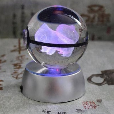 Glowing Crystal Pokeball With Pokemon (Variants Available) - House Of Fandom