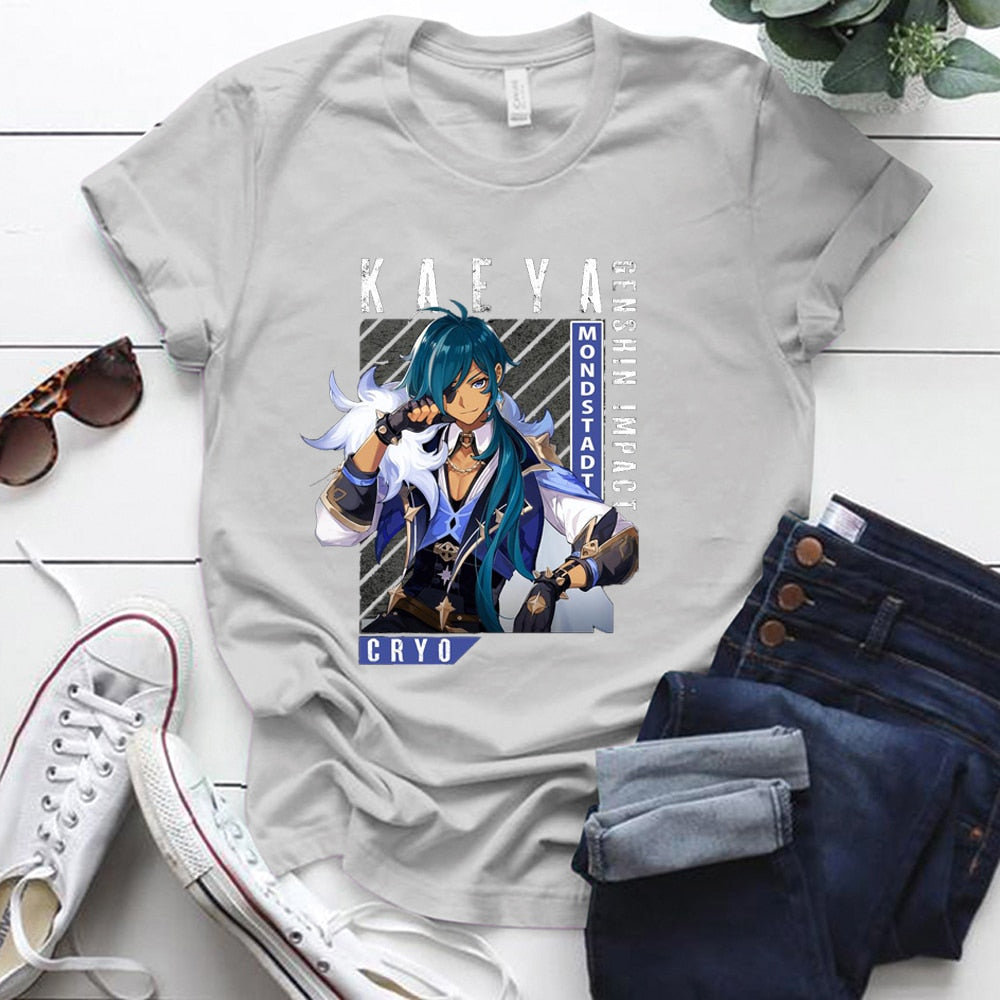 Kaeya Tee Genshin Impact (Colors Available) - House Of Fandom