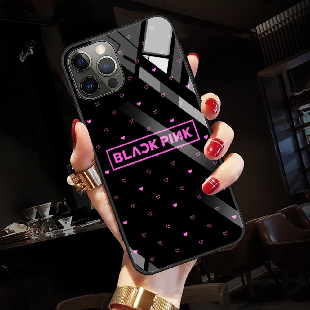 Tempered Glass Case BlackPink Collection- 3 (Variants Available)