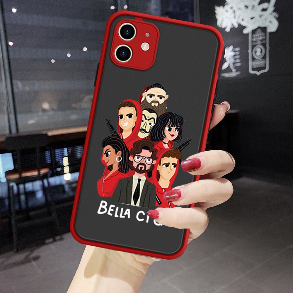 iPhone CASE MONEY HEIST (VARIANTS AVAILABLE)