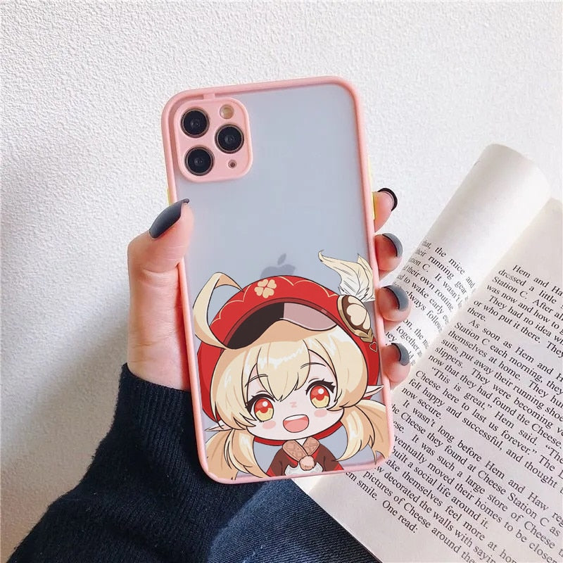 Characters iPhone Cases Set-1 Genshin impact (Variants available) - House Of Fandom