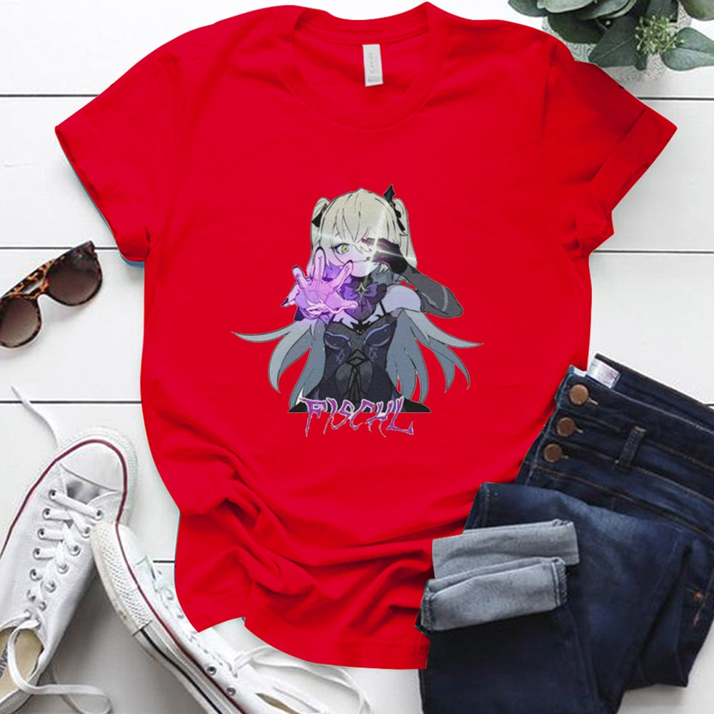 Fischl Tee Genshin Impact (Colors Available) - House Of Fandom