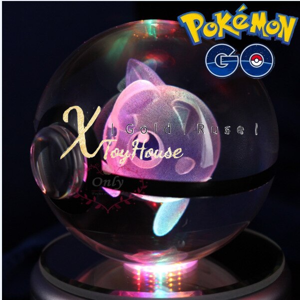 Glowing Crystal Pokeball With Pokemon (Variants Available) - House Of Fandom