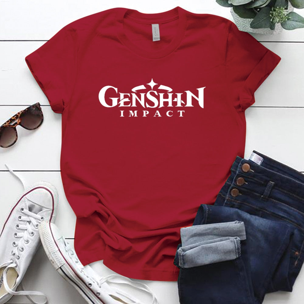 Title Tee Genshin Impact (Colors Available) - House Of Fandom