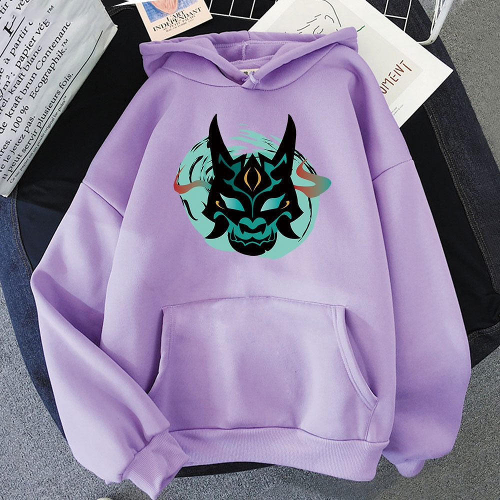 Xiao Mask Hoodie Genshin Impact (Colors Available) - House Of Fandom