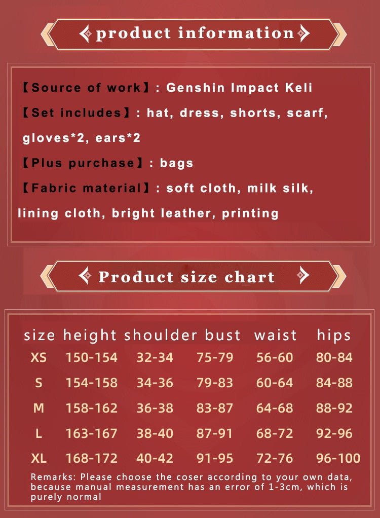 Klee Full Cosplay Costume Genshin Impact - House Of Fandom