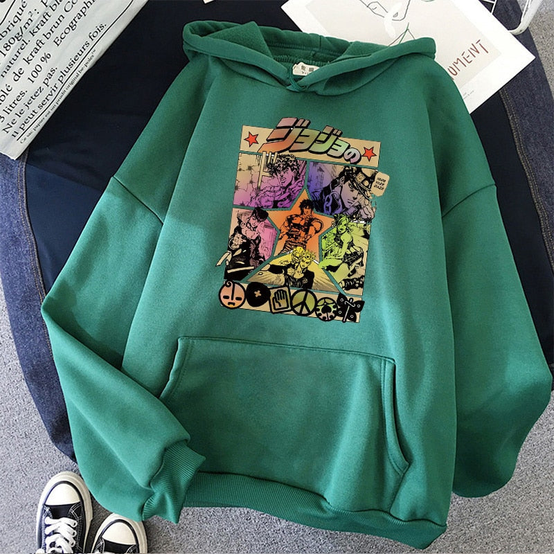 Hoodies JoJo's Bizarre Adventure (Colours Available) - House Of Fandom