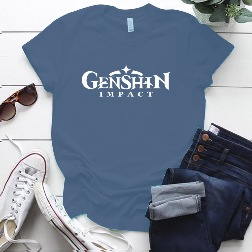 Title Tee Genshin Impact (Colors Available) - House Of Fandom