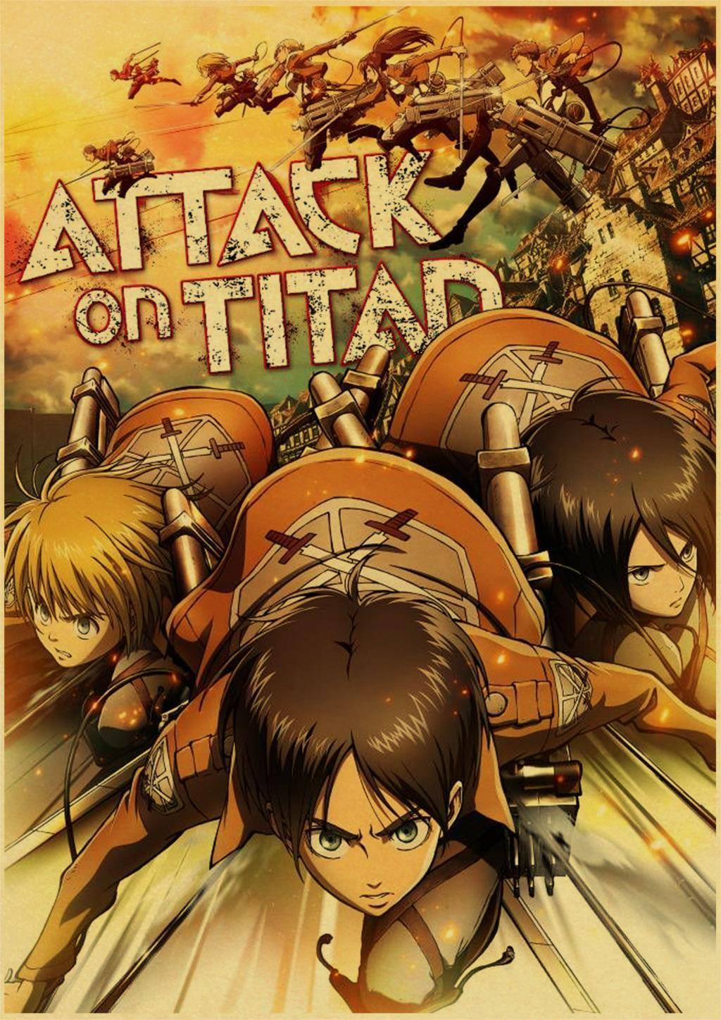 Posters 42X30cm Attack on Titan (Variants Available) - House Of Fandom