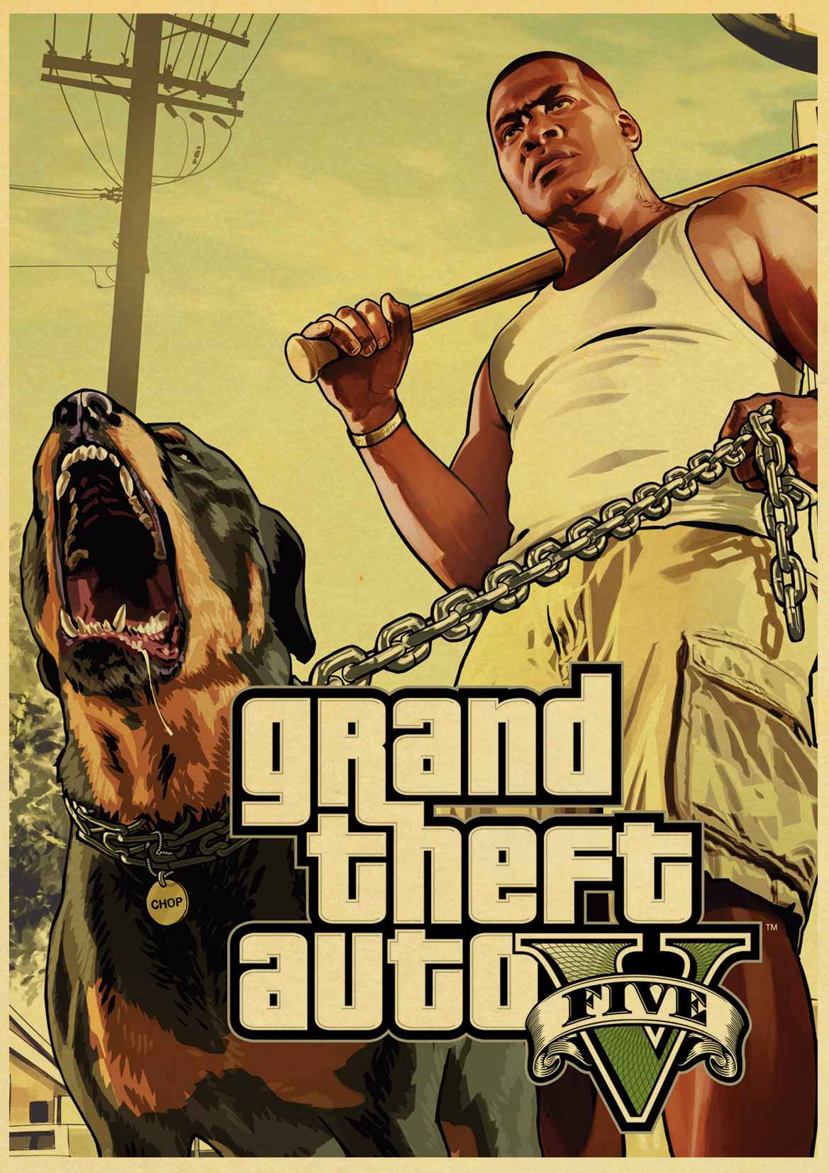 Game Posters GTA V Collection (Variants available)
