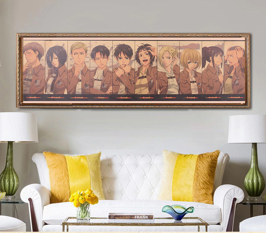 Characters Collection 70*21cm Poster Attack on Titan - House Of Fandom
