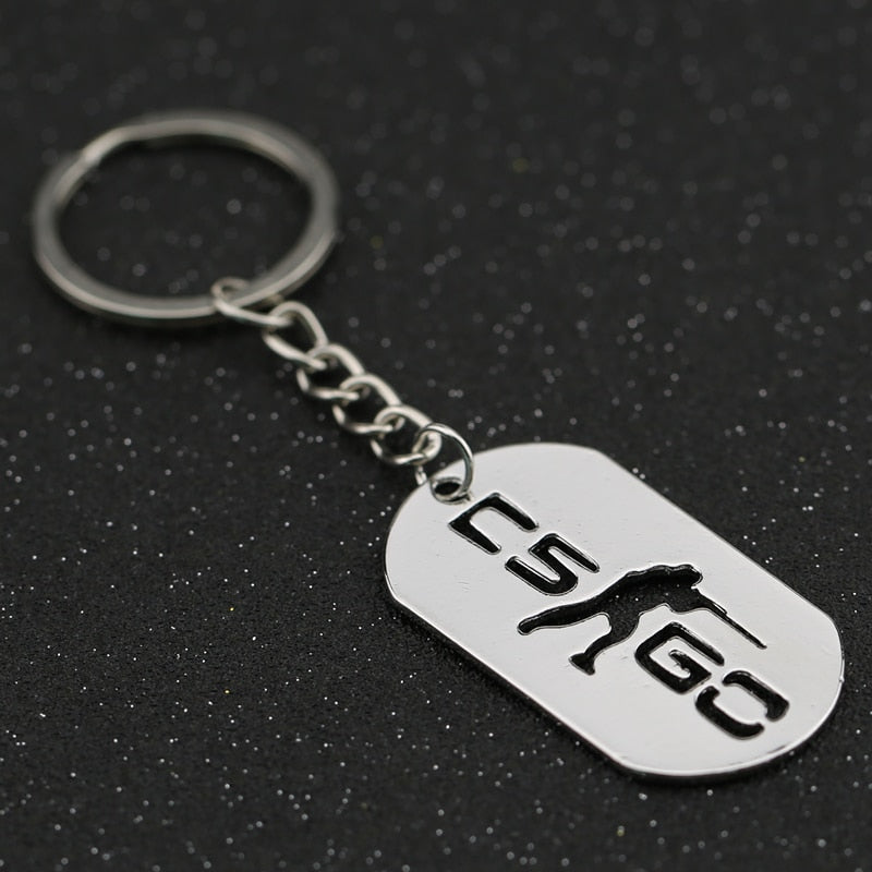 CS:GO Dog Tag Keychain