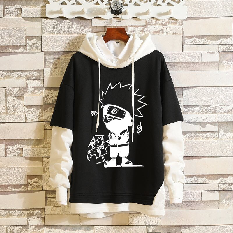 Black White Denim Hoodies/Jackets Collection 2 Naruto/Boruto (Variants Available) - House Of Fandom