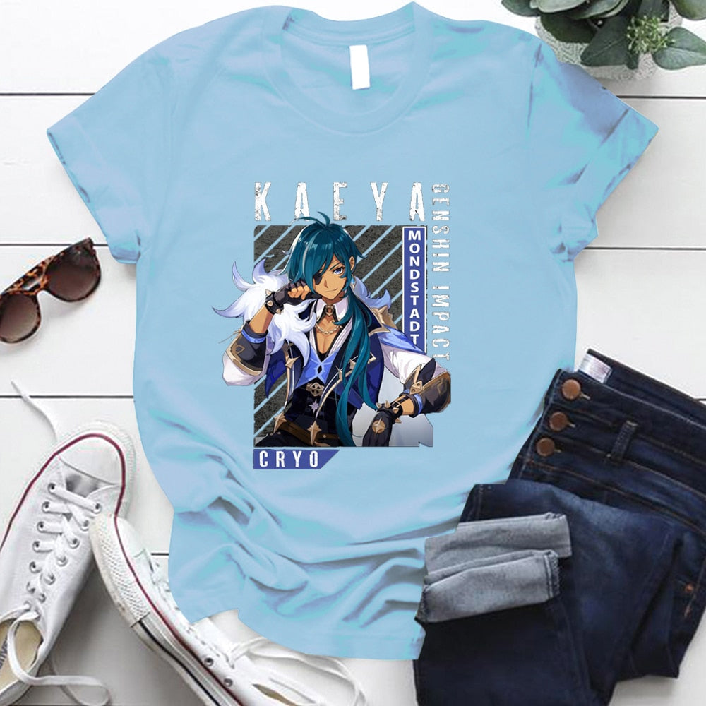 Kaeya Tee Genshin Impact (Colors Available) - House Of Fandom