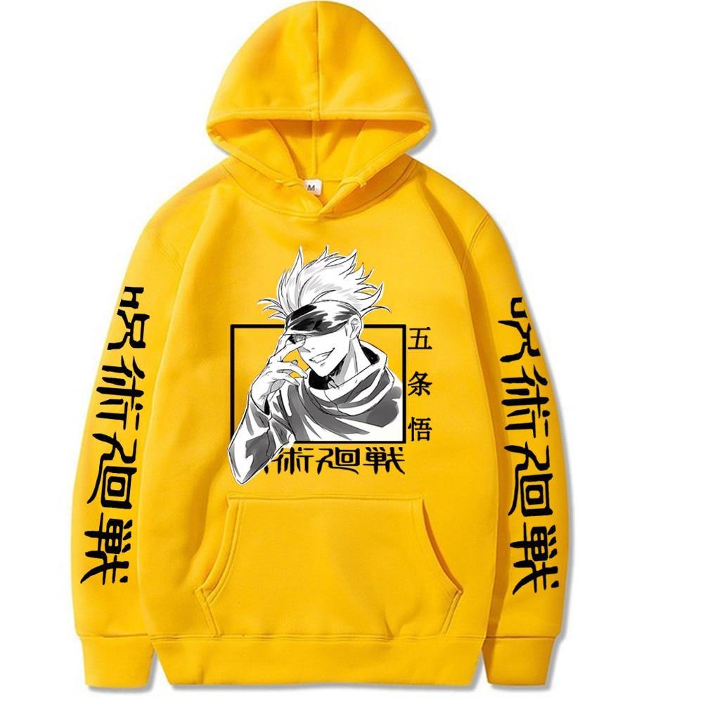 Gojo Satoru Hoodie with pockets Jujutsu Kaisen (Colors Available) - House Of Fandom