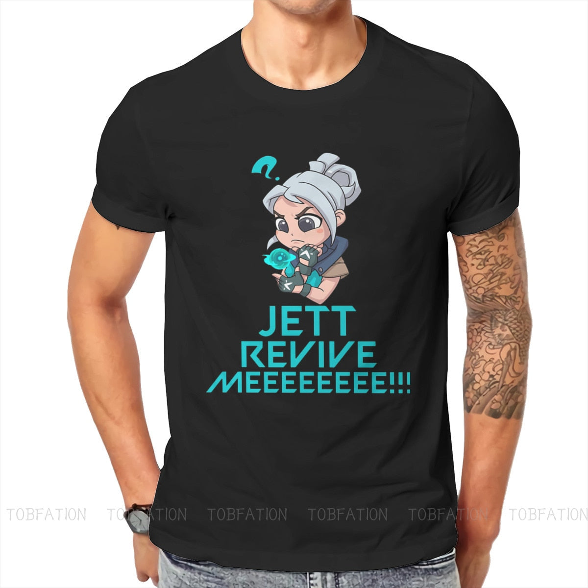 Jett Revive Me T-Shirt Valorant (Colors Available)