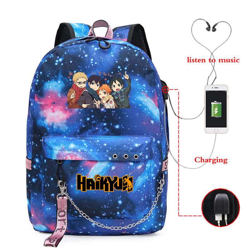 Laptop/School Backpack Haikyuu (Colors Available) - House Of Fandom