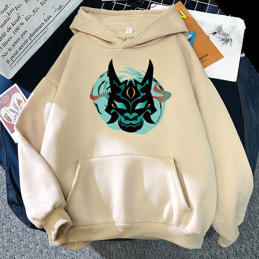 Xiao Mask Hoodie Genshin Impact (Colors Available) - House Of Fandom