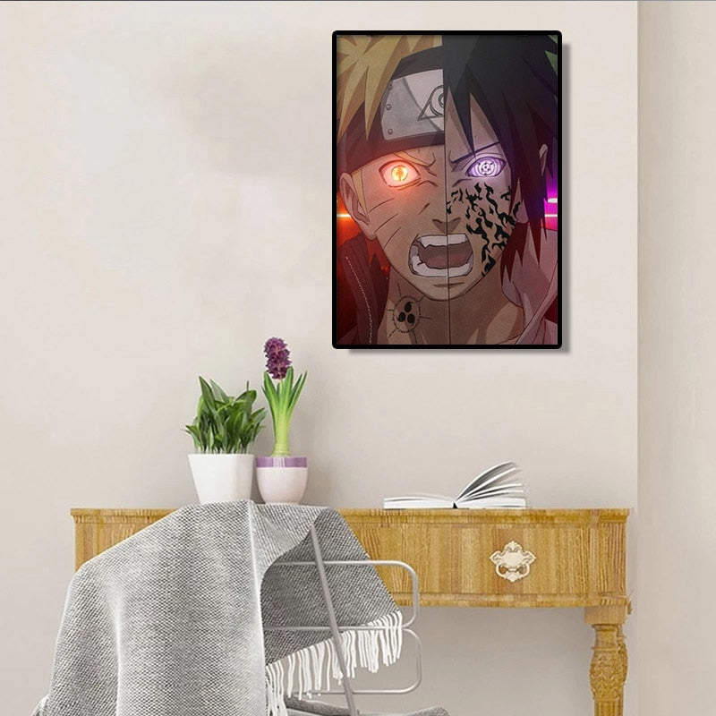 Sasuke Naruto Canvas Painting Naruto/Boruto - House Of Fandom