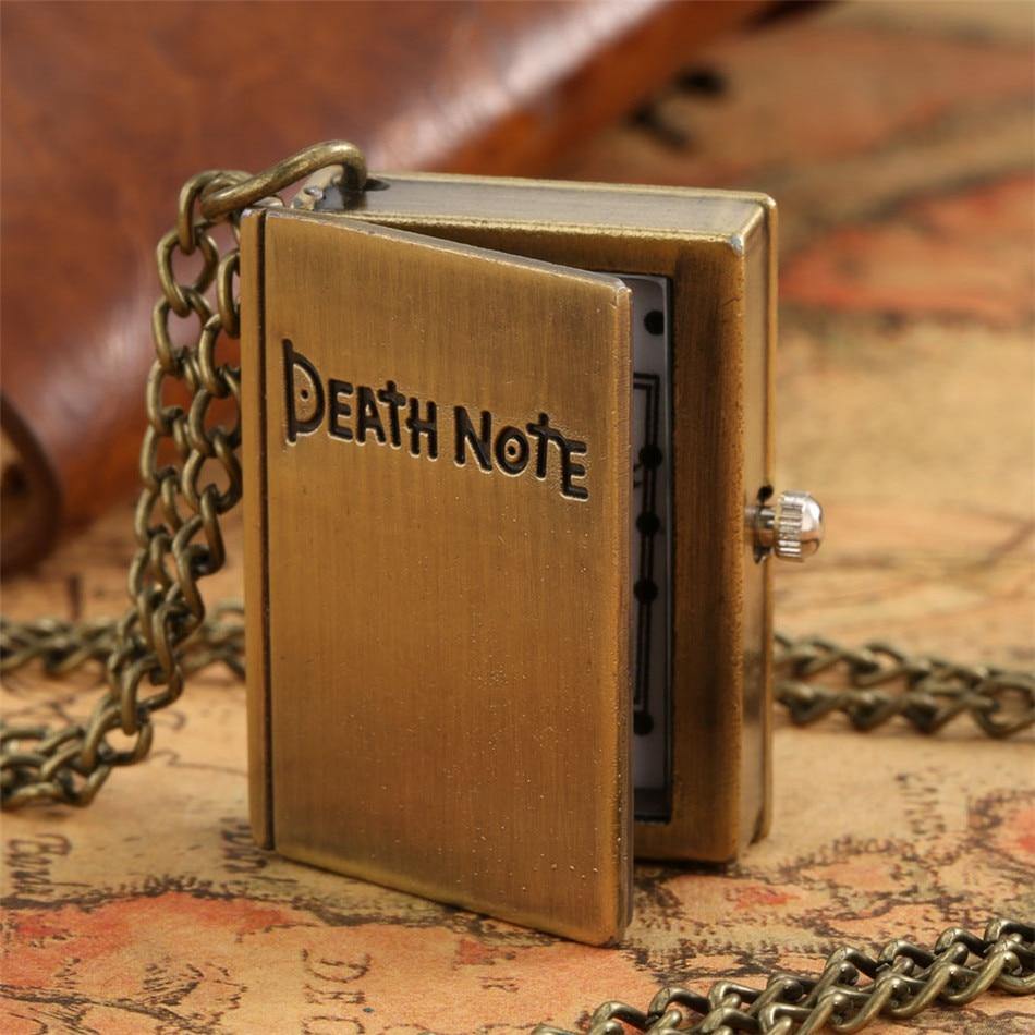 Bronze/Black Quartz Pocket Watch Death Note - House Of Fandom