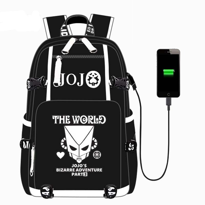 USB Port Backpack JoJo's Bizarre Adventure (Variants Available) - House Of Fandom