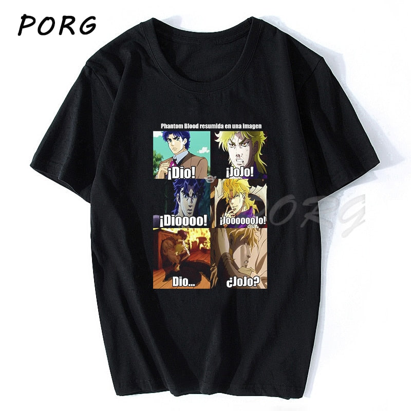 Printed T-shirt-5 Jojos Bizarre Adventure (Colors Available) - House Of Fandom