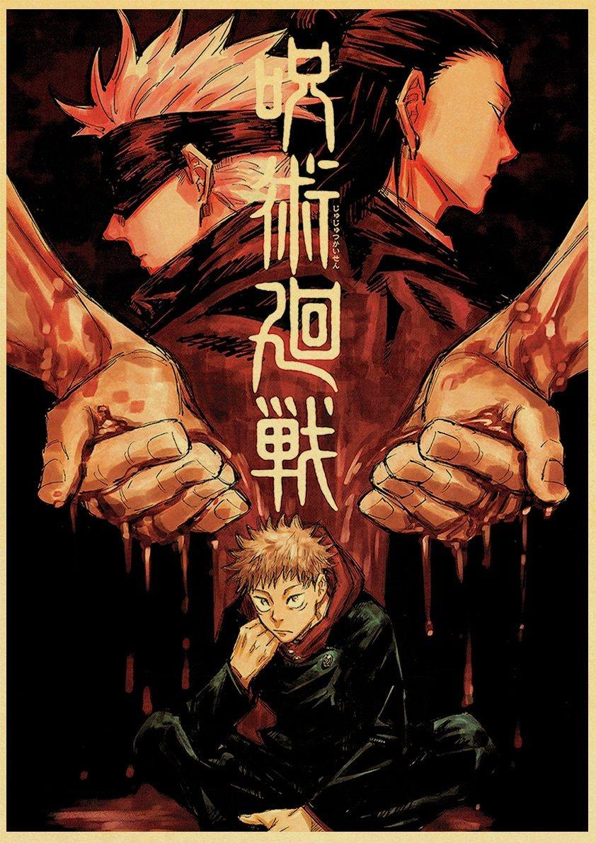 Posters Jujutsu Kaisen (Variants Available) 42*30 cm - House Of Fandom