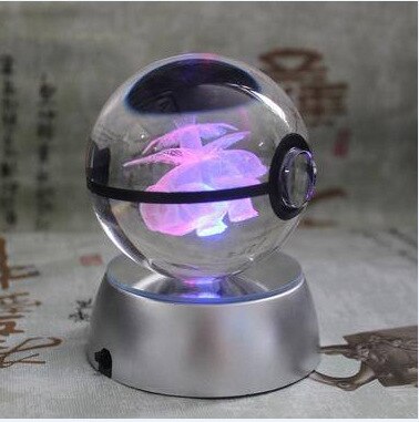 Glowing Crystal Pokeball With Pokemon (Variants Available) - House Of Fandom