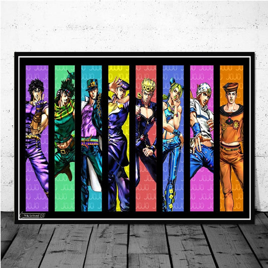 Canvas Paintings JoJo s Bizarre Adventure (Variants and Sizes Available) - House Of Fandom