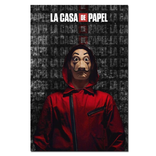 CANVAS PAINTINGS MONEY HEIST SET-1 (VARIANTS AVAILABLE)