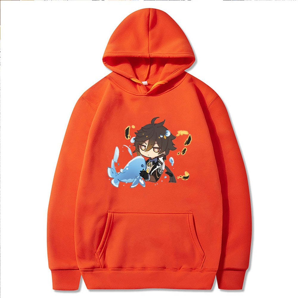 Chibi Zhong Li Hoodie Genshin Impact (Colors Available) - House Of Fandom