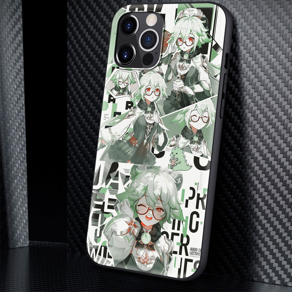 Printed Silicone iPhone Case Set-3 Genshin Impact (Variants Available) - House Of Fandom