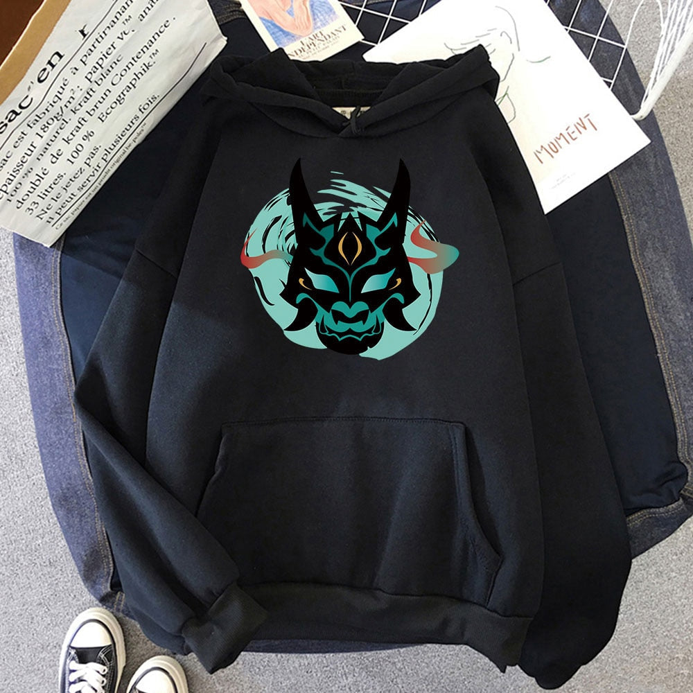 Xiao Mask Hoodie Genshin Impact (Colors Available) - House Of Fandom