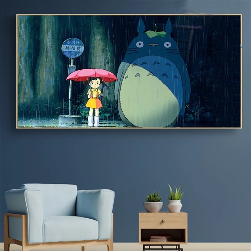 My Neighbor Totoro Canvas Paintings Collection-1 Studio Ghibli (Variants & Sizes Available)