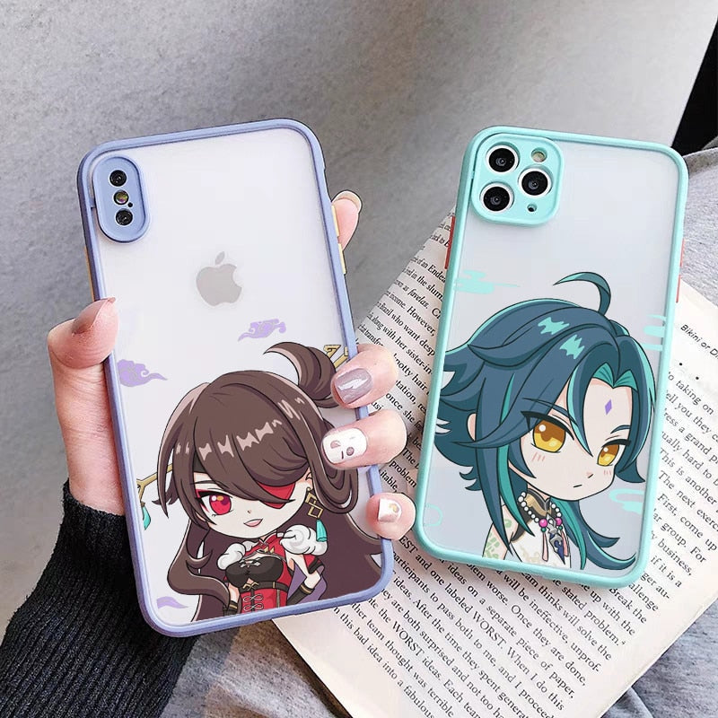 Characters iPhone Cases Set-1 Genshin impact (Variants available) - House Of Fandom
