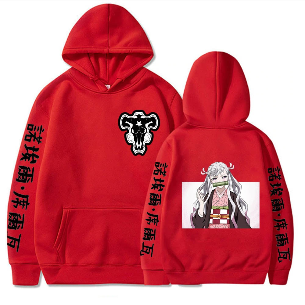 Noelle Silva X Black Bull Hoodies Black Clover (Colors Available) - House Of Fandom