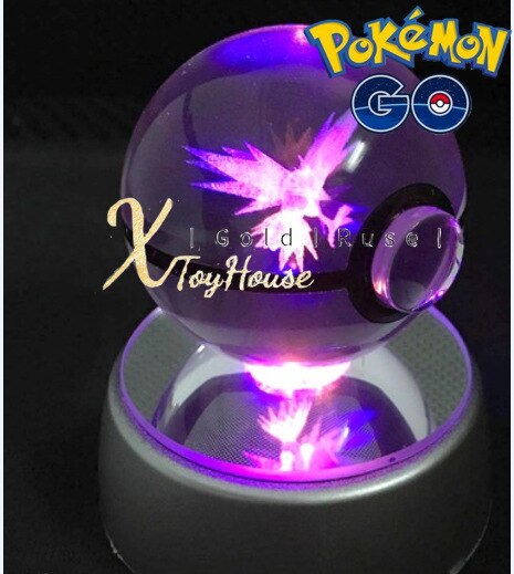 Glowing Crystal Pokeball With Pokemon (Variants Available) - House Of Fandom