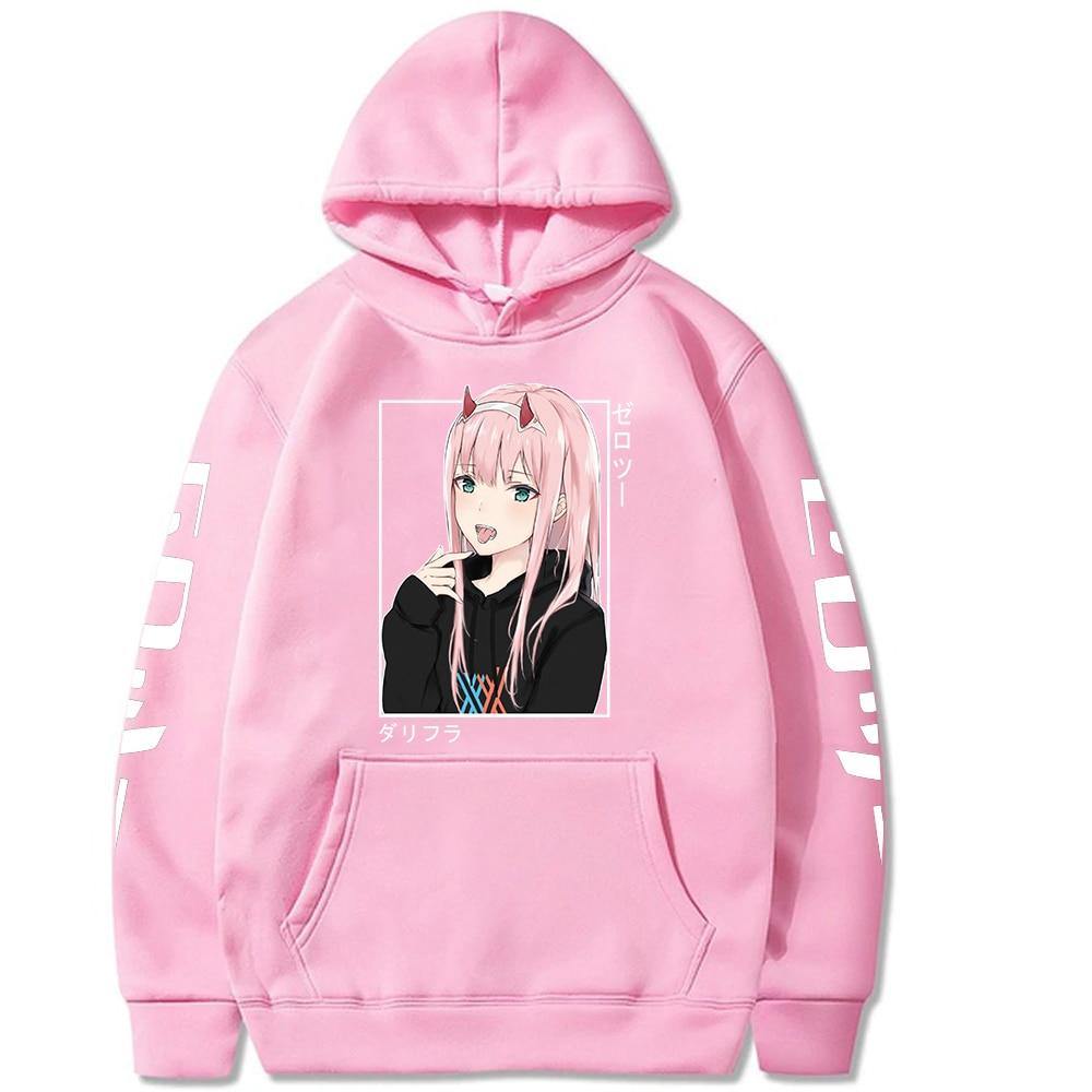 Zero Two Unisex Hoodie Darling In The Franxx (Variants Available) - House Of Fandom