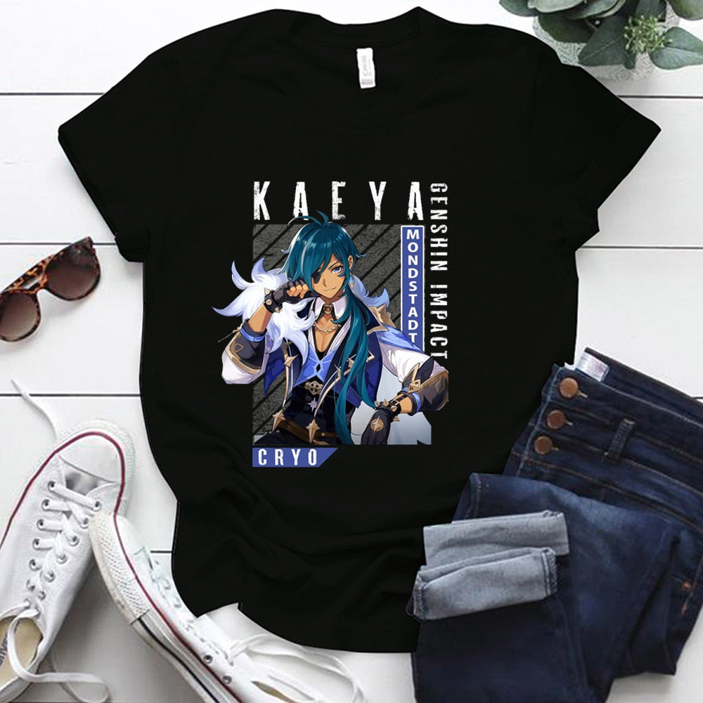 Kaeya Tee Genshin Impact (Colors Available) - House Of Fandom