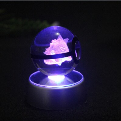 Glowing Crystal Pokeball With Pokemon (Variants Available) - House Of Fandom