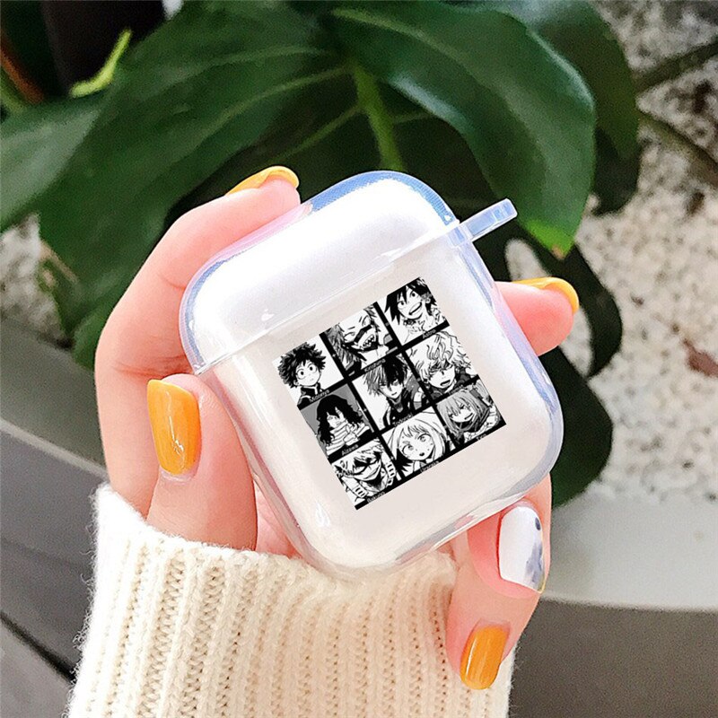 Clear Printed Airpod 1/2 Case My Hero Academia (Variants Available) - House Of Fandom