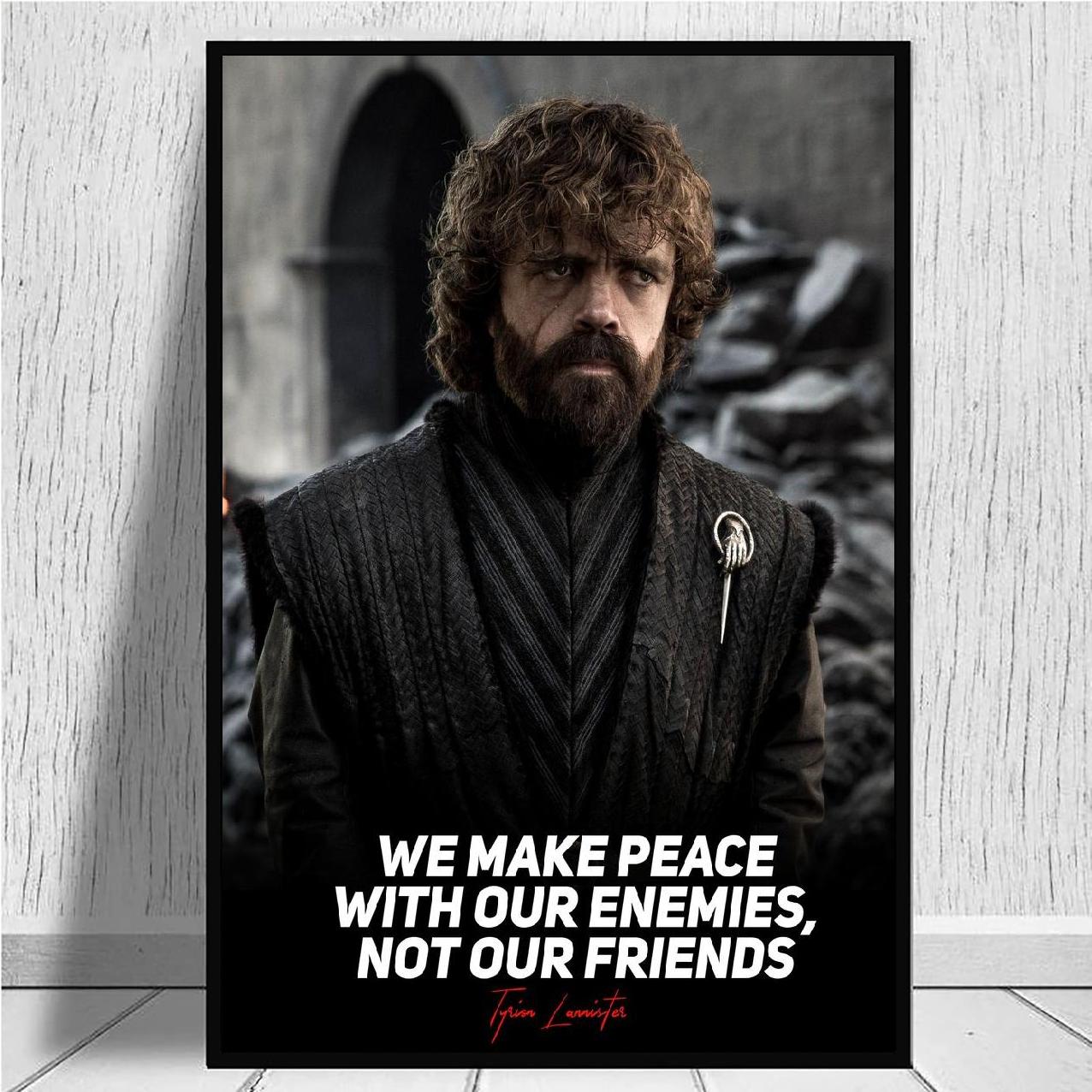 Tyrion Lannister Quote Canvas Painting Game Of Thrones